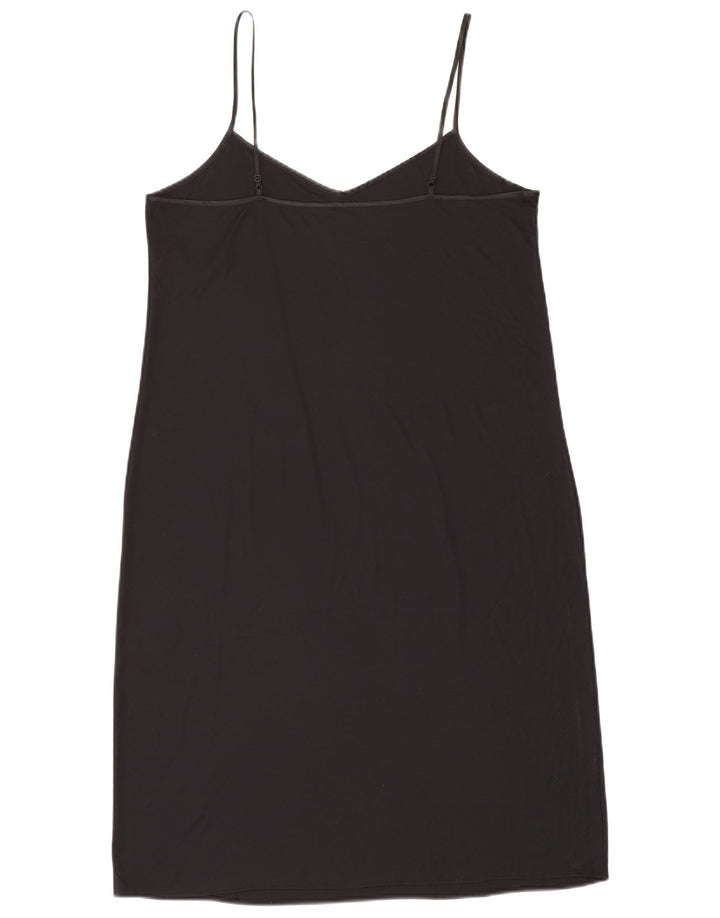 Marks & Spencer Damen Slip Dress UK 18 XL Schwarz Polyester