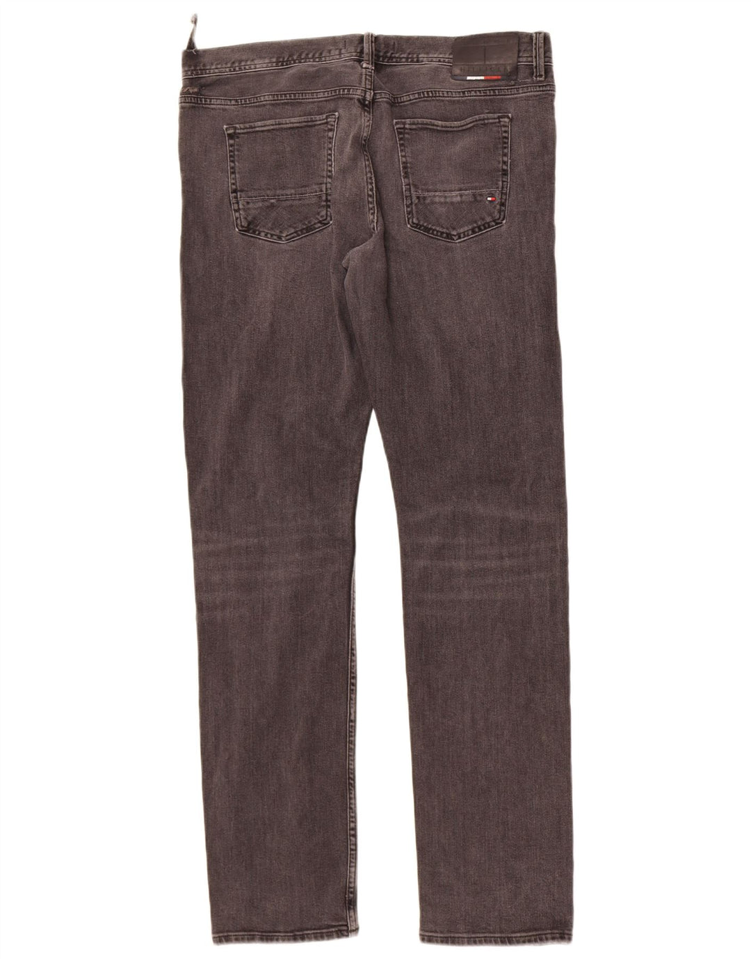 Tommy Hilfiger Herren Bleecker Slim Jeans W36 L34 Graue Baumwolle