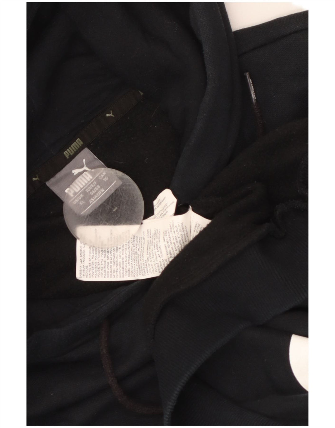 Puma Herren Graphic Hoodie Pullover XL Schwarz Baumwolle