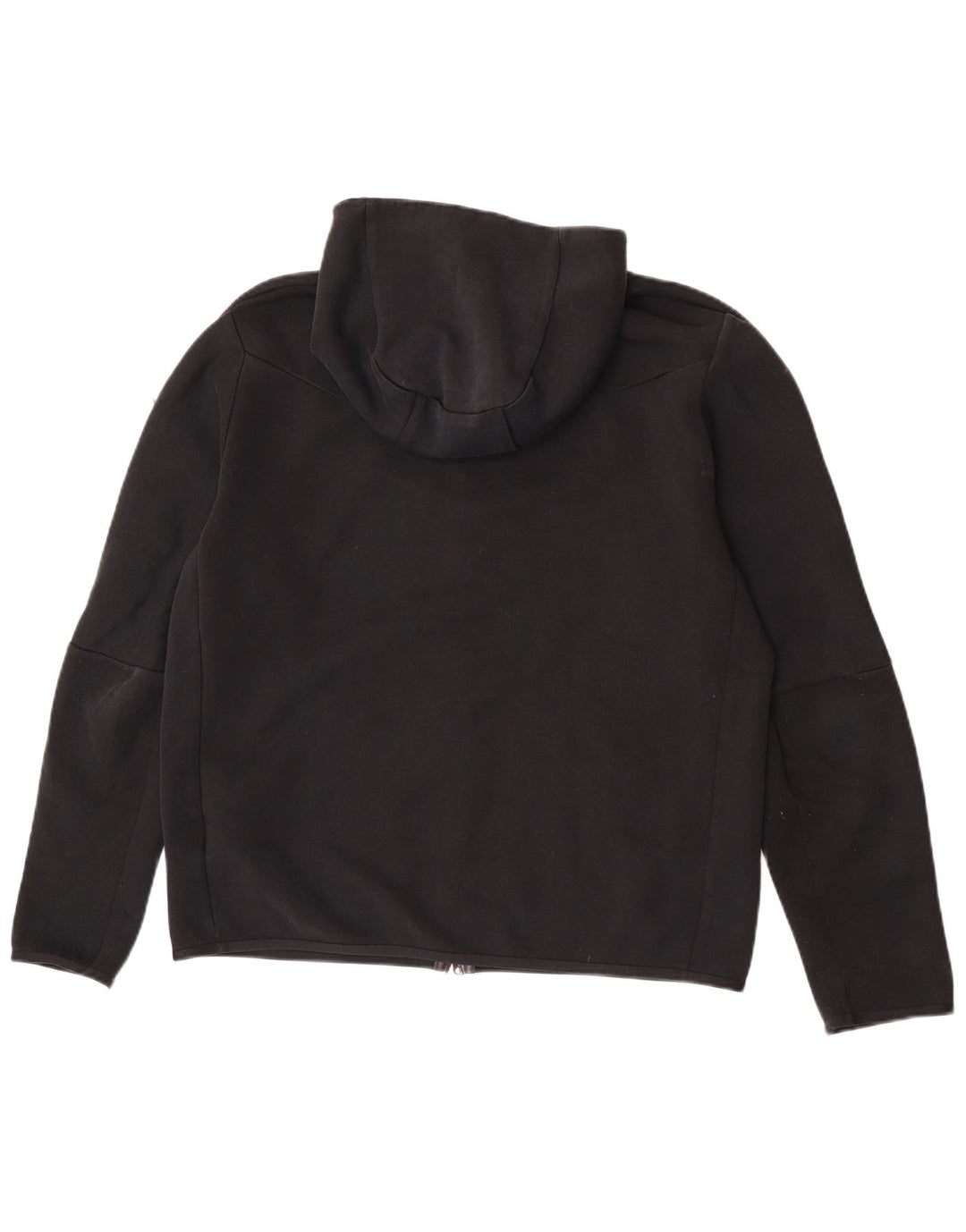 Nike Herren-Kapuzenpullover mit Reißverschluss, groß, aus schwarzer Baumwolle
