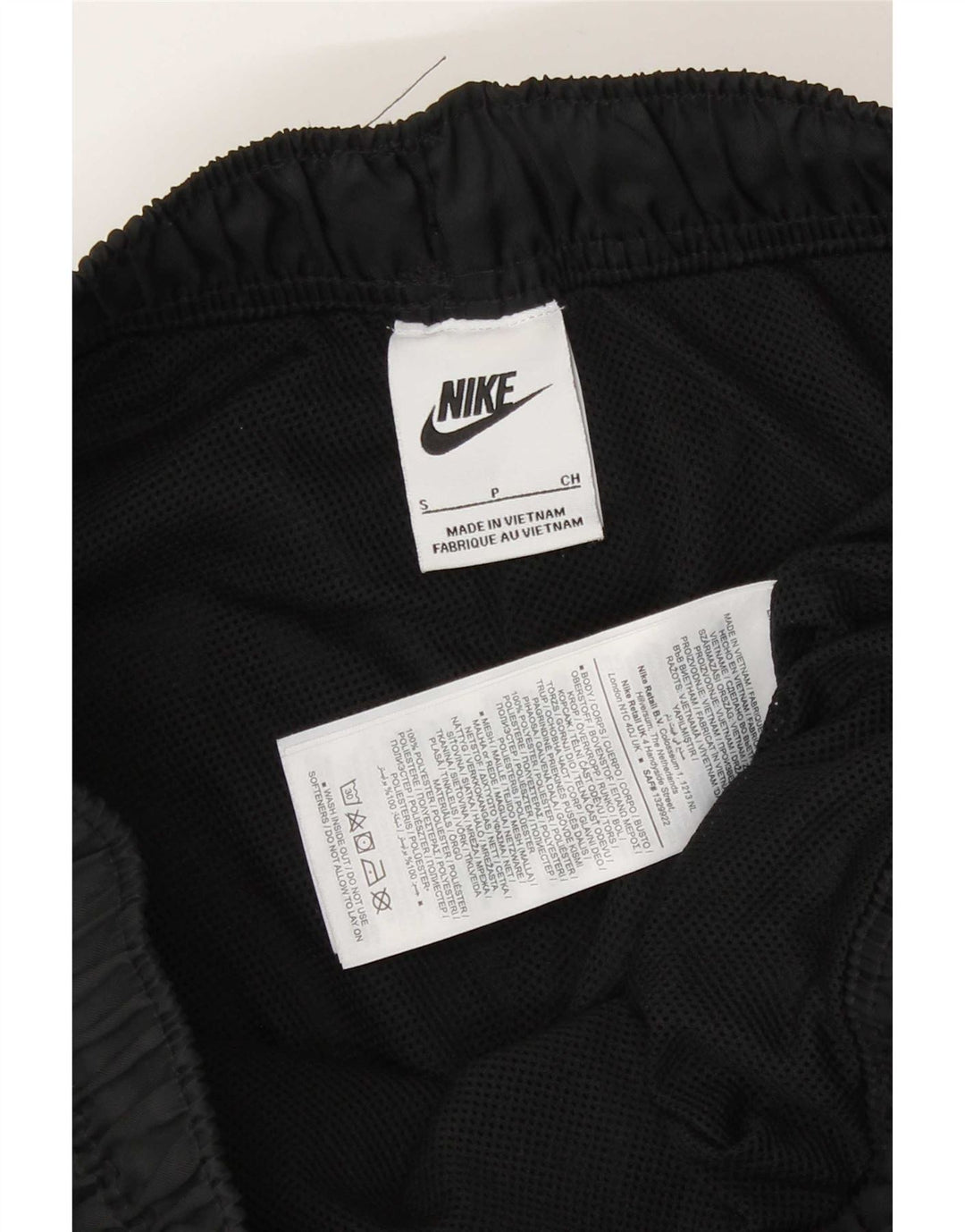 Nike Herren-Sportshorts, Größe S, Schwarz, Polyester