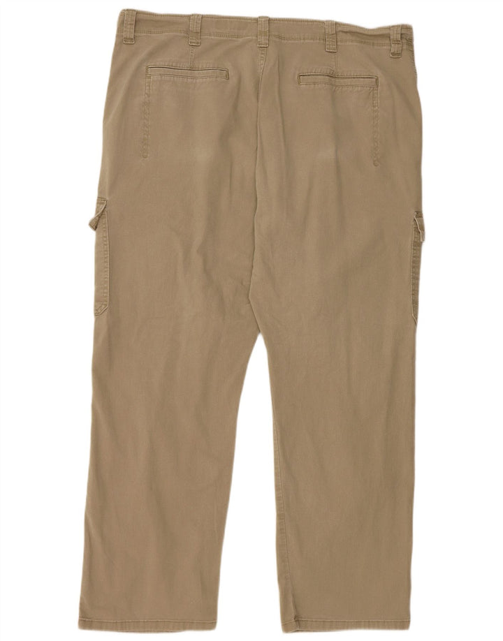 WRANGLER Herren-Cargohose mit entspannter Passform, W40 L30, beige Baumwolle