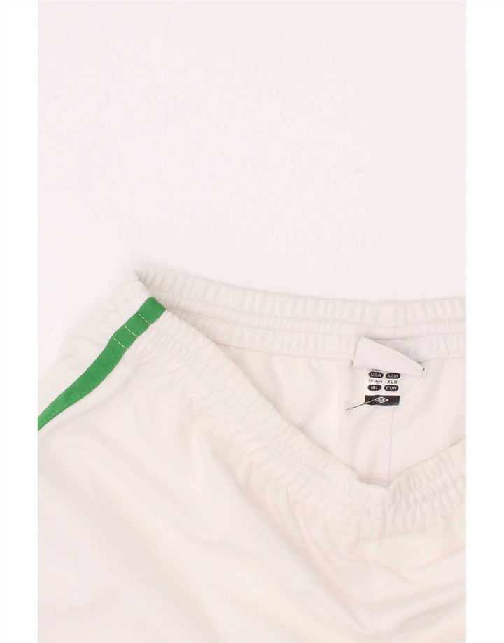 Umbro Jungen Sportshorts 13-14 Jahre Weiß