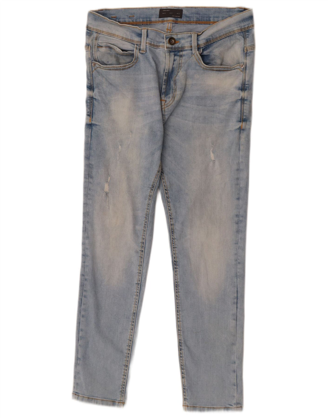 Zara Herren Slim Jeans EU 40 Medium W31 L26 Blaue Baumwolle