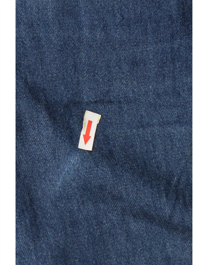 Zara Damen High Waist Tapered Jeans Medium W30 L27 Blau