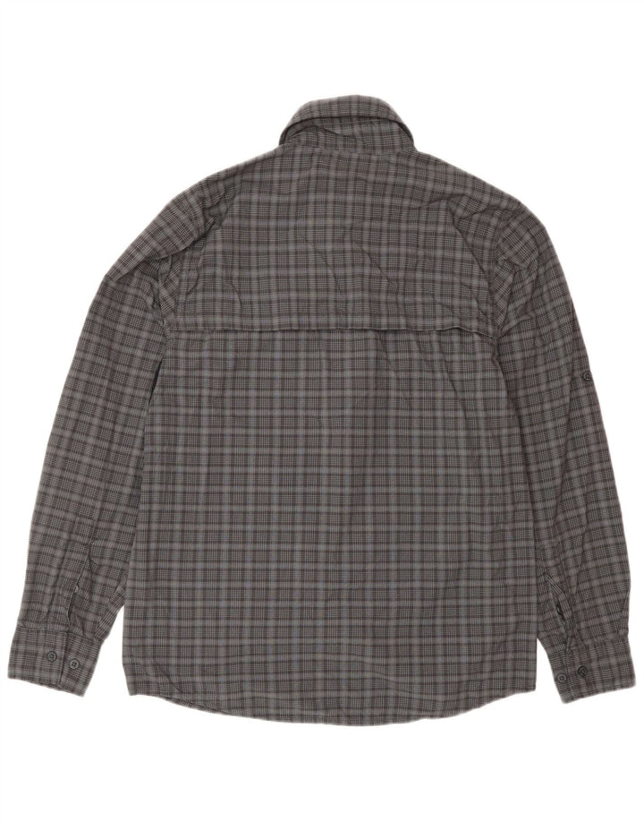 THE NORTH FACE Herrenhemd Small Grey Check Nylon