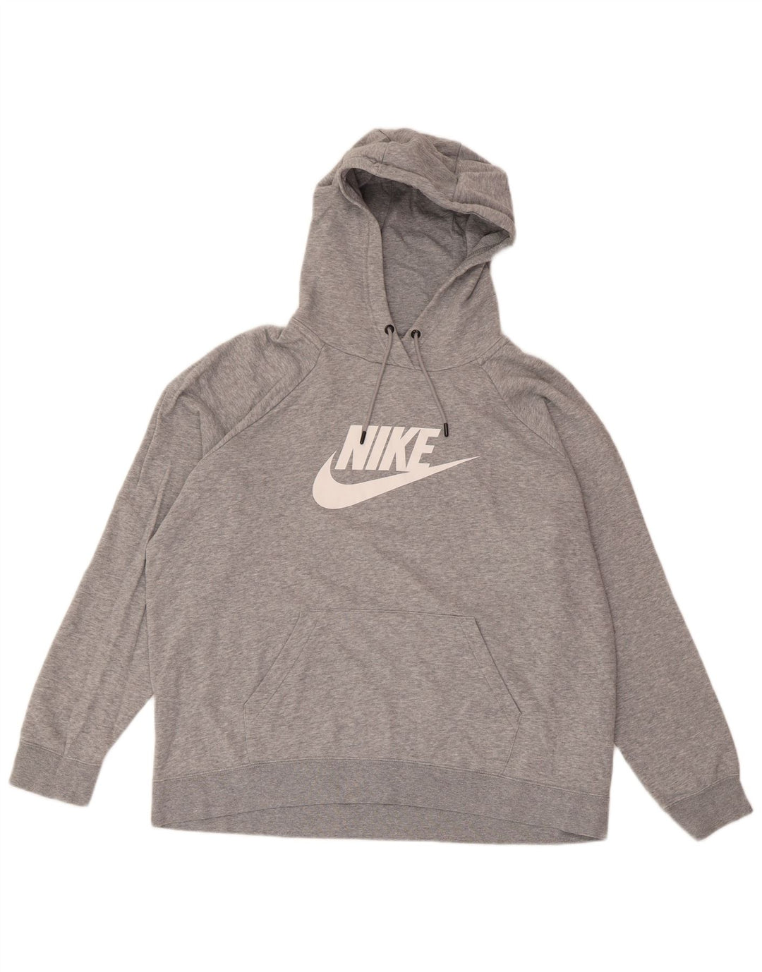 NIKE Herren-Kapuzenpullover mit Grafik, XL, grau gefleckte Baumwolle