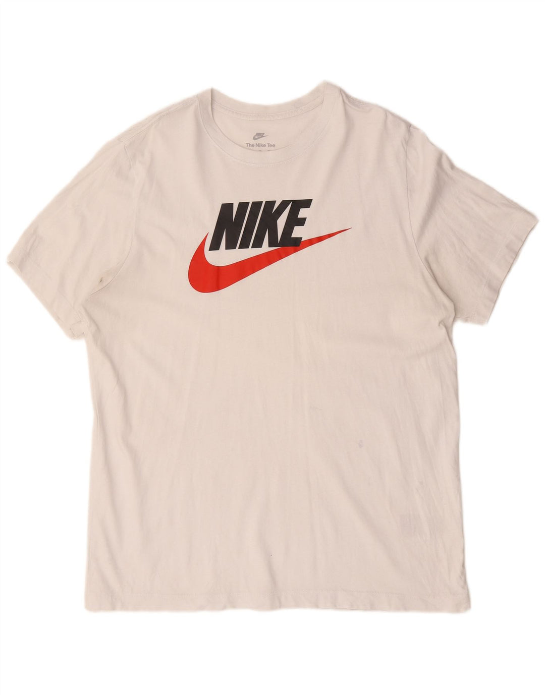 Nike Herren-T-Shirt mit Grafik, XL, weiße Baumwolle