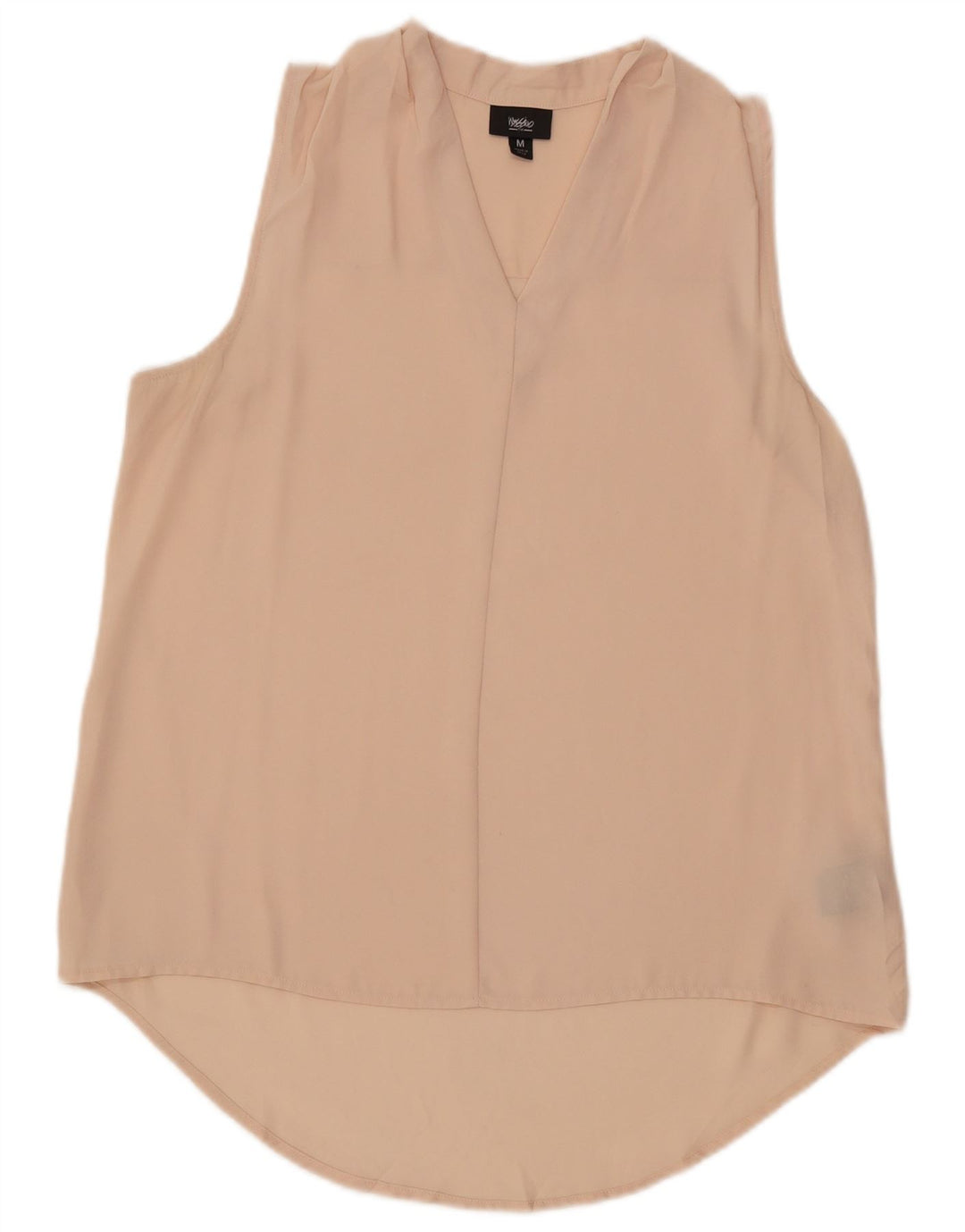 Mossimo Damen Longline ärmelloses Blusenoberteil UK 14 Mittelrosa Polyester