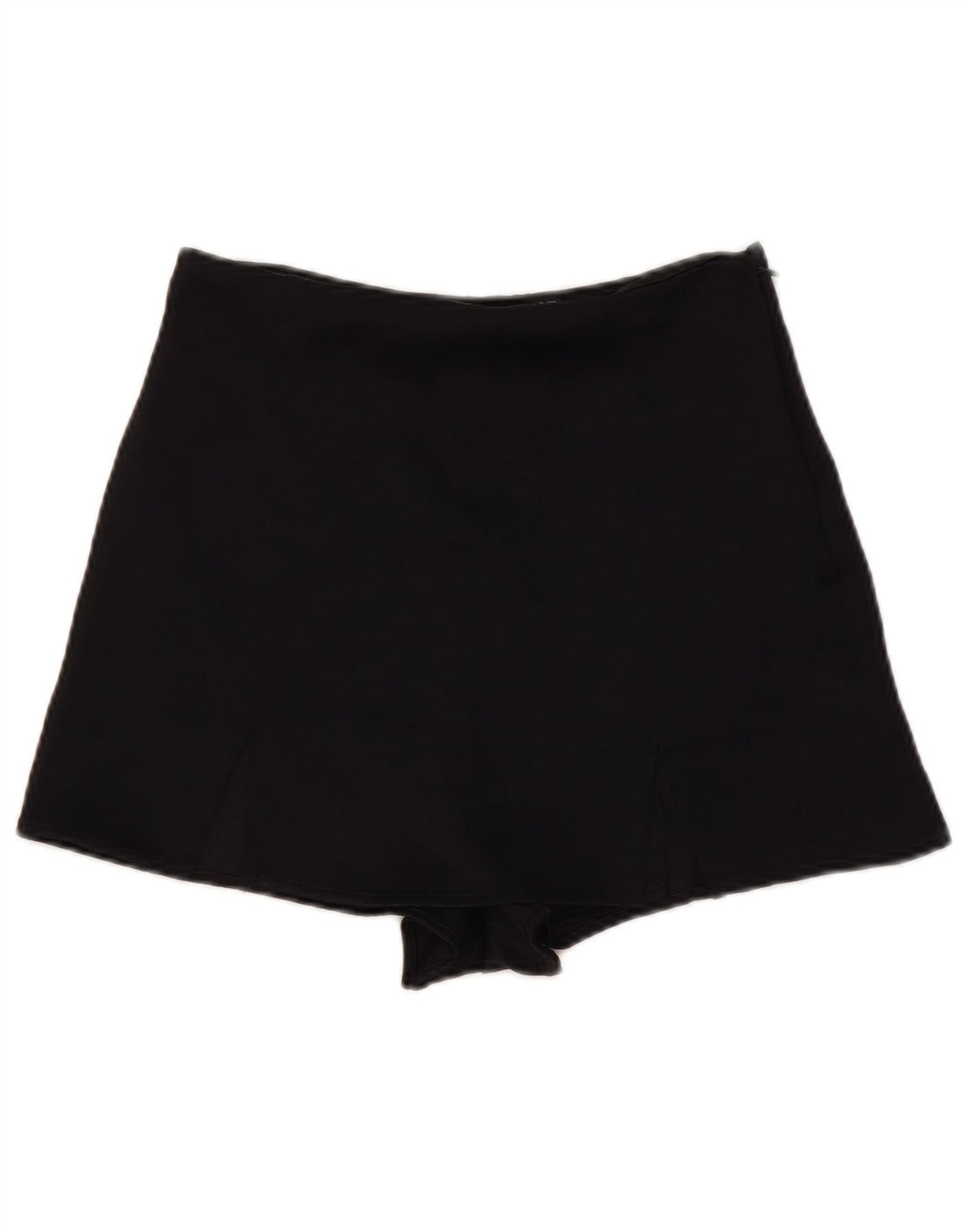 Zara Damen Skort UK 10 Small Schwarz Viskose