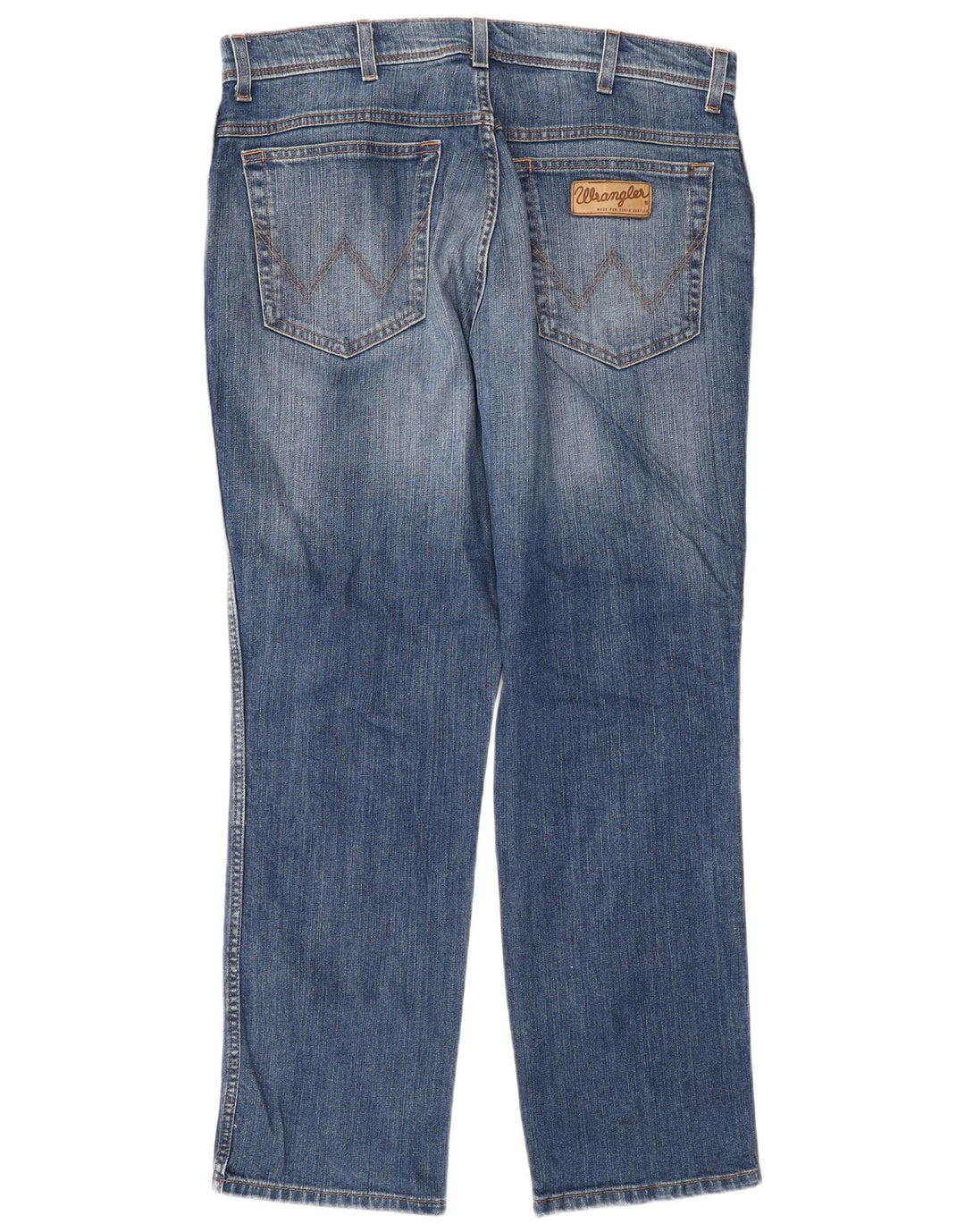 Wrangler Herren Straight Jeans W32 L30 Blau
