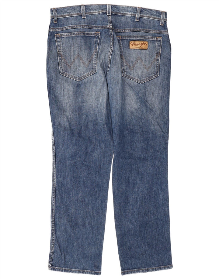 Wrangler Herren Straight Jeans W32 L30 Blau