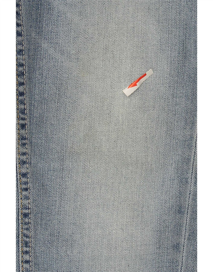 Dondup Damen Slim Jeans W28 L27 Blaue Baumwolle