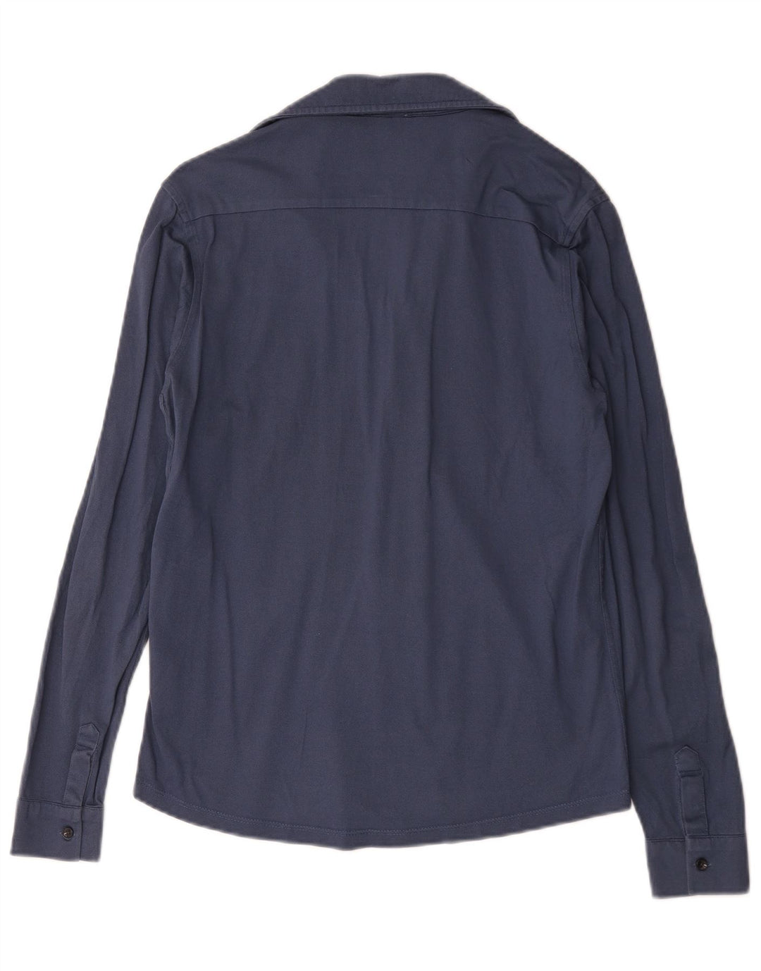 Reiss Herren-Hemd, klein, aus blauer Baumwolle