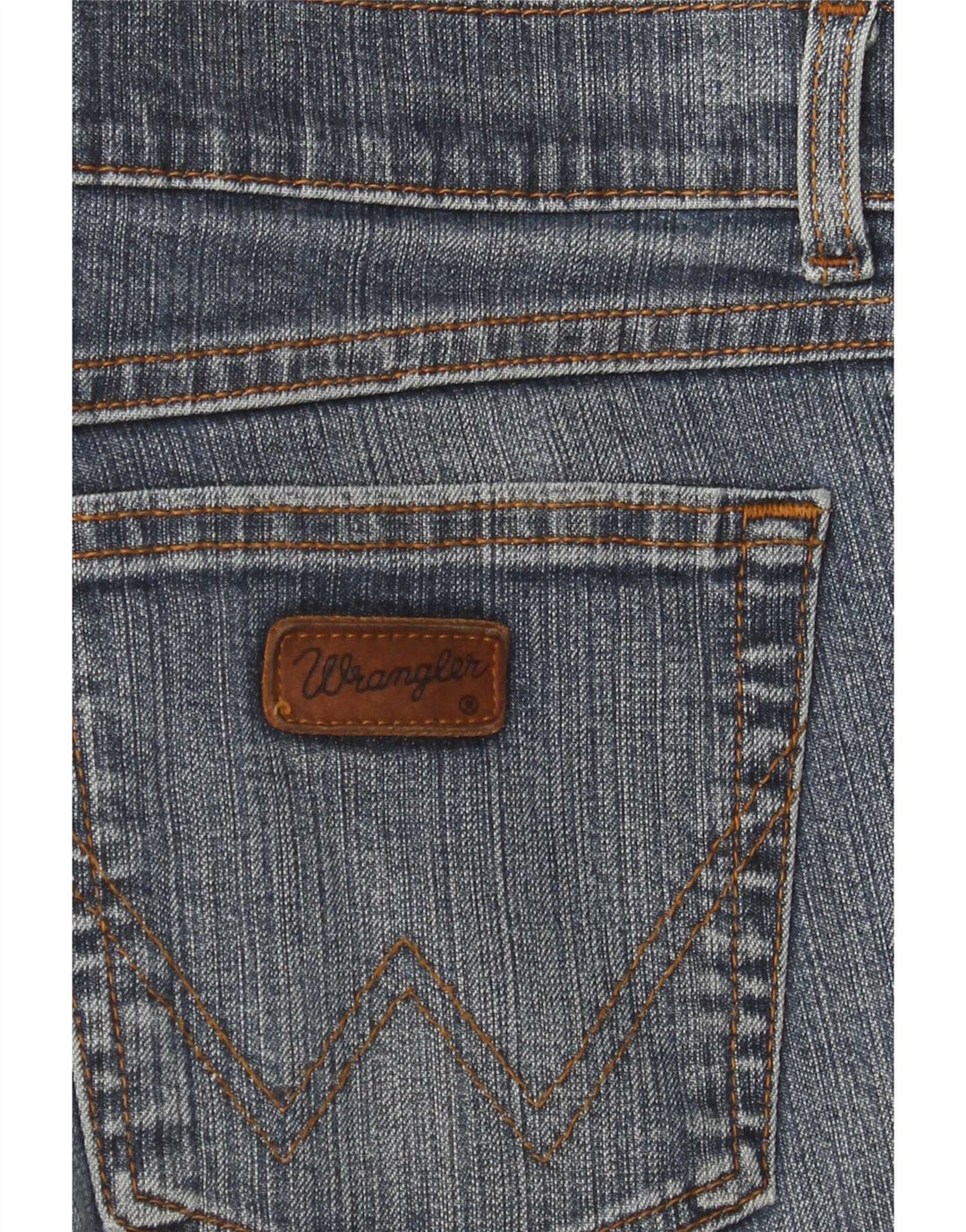 Wrangler Damen Straight Jeans W32 L30 Blau