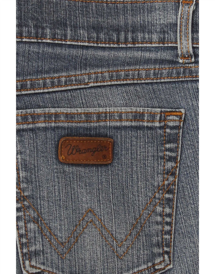 Wrangler Damen Straight Jeans W32 L30 Blau