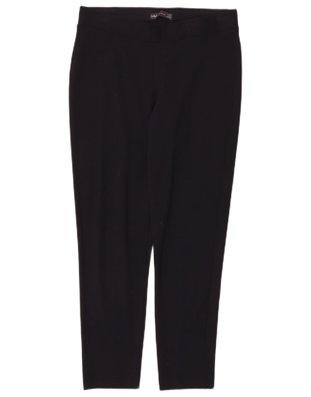 Marks & Spencer Damen-Hose, kurz geschnitten, UK 12, M, W28, L26, Marineblau