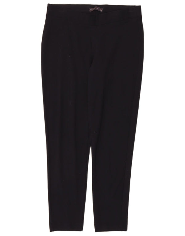 Marks & Spencer Damen-Hose, kurz geschnitten, UK 12, M, W28, L26, Marineblau