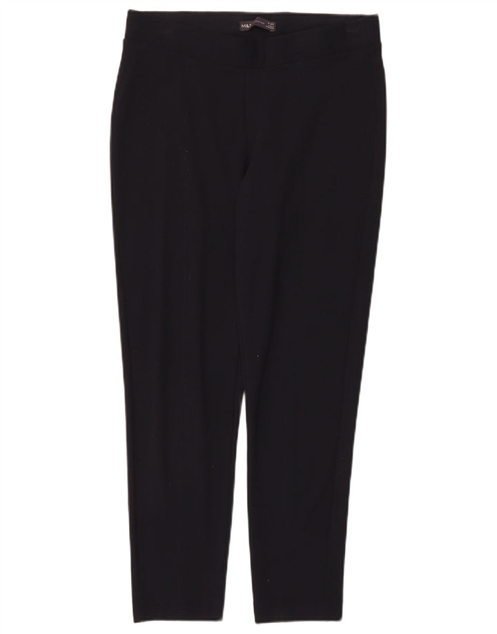 Marks & Spencer Damen-Hose, kurz geschnitten, UK 12, M, W28, L26, Marineblau