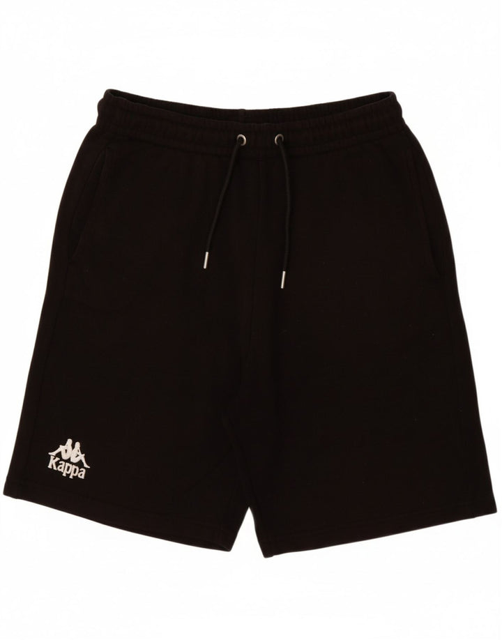 KAPPA Mens Sport Shorts Small  Black Cotton Vintage Kappa and Second-Hand Kappa from Messina Hembry 