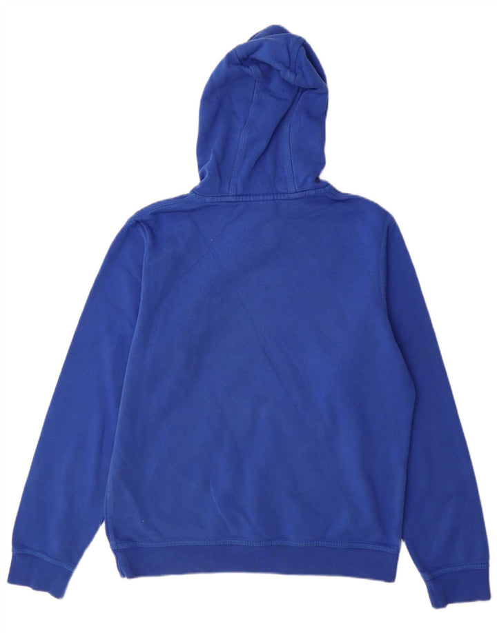 Nike Herren Kapuzenpullover aus mittelblauer Baumwolle