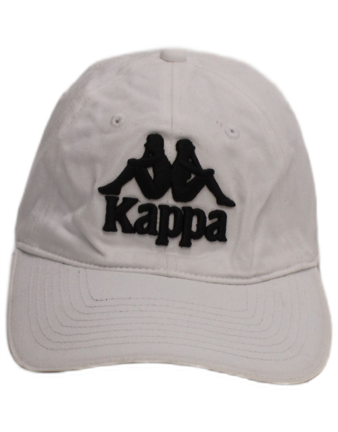 Kappa Herren-Baseballkappe mit Grafik, Einheitsgröße, weiße Baumwolle