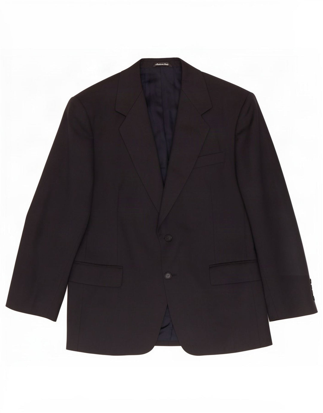 Marks & Spencer Herren-Blazer mit 2 Knöpfen, UK 40, Mittelblau, Schurwolle