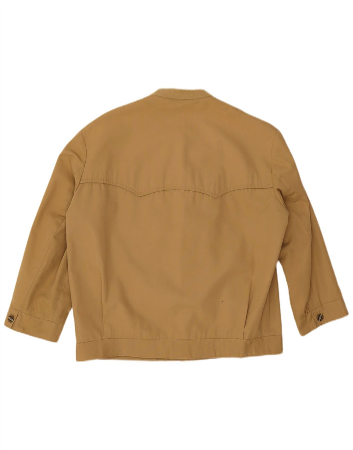 Trevira Herren Bomberjacke UK 36 Small Braun Polyester
