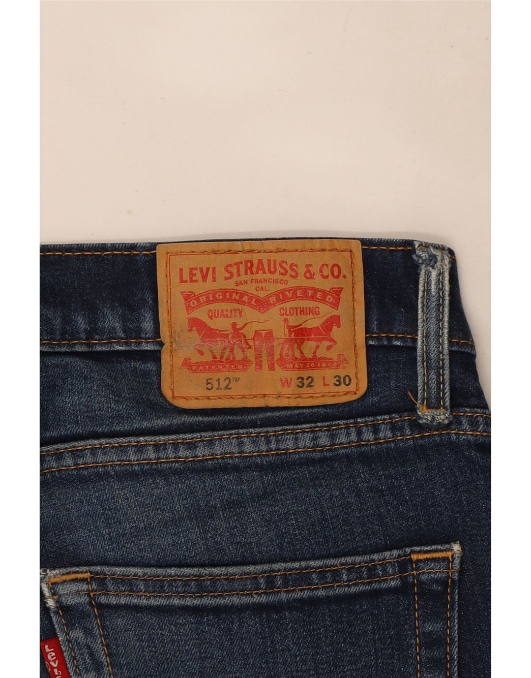 Levi's Herren 512 Slim Tapered Jeans W32 L30 Blau