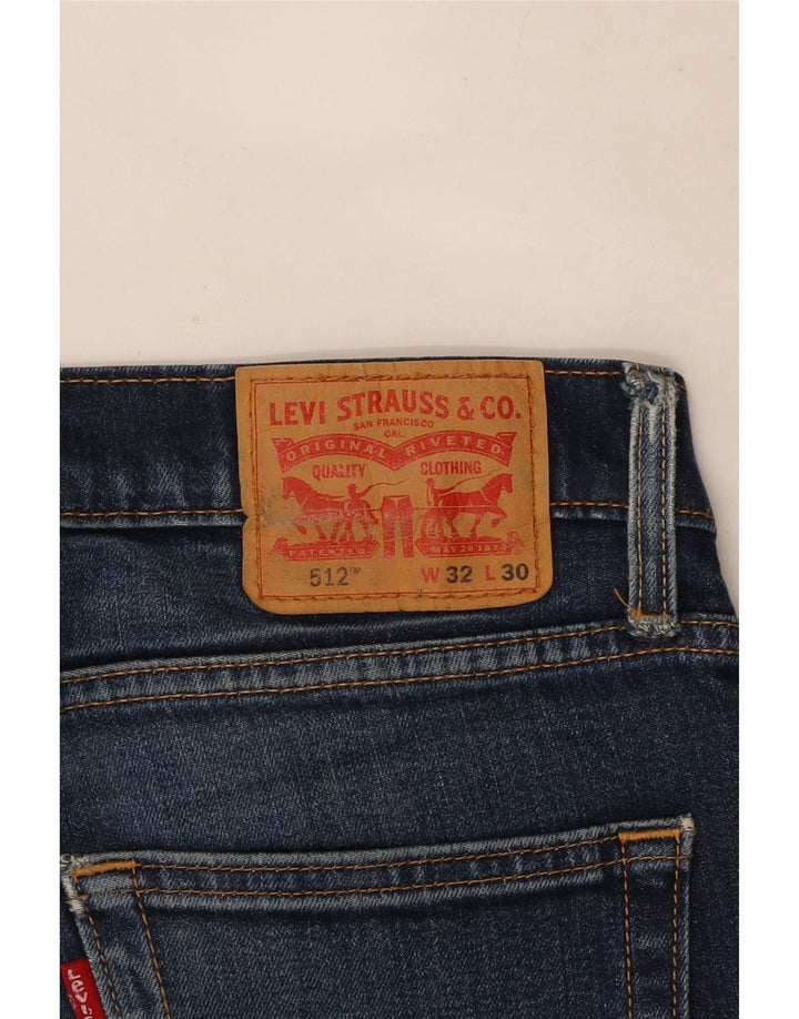 Levi's Herren 512 Slim Tapered Jeans W32 L30 Blau