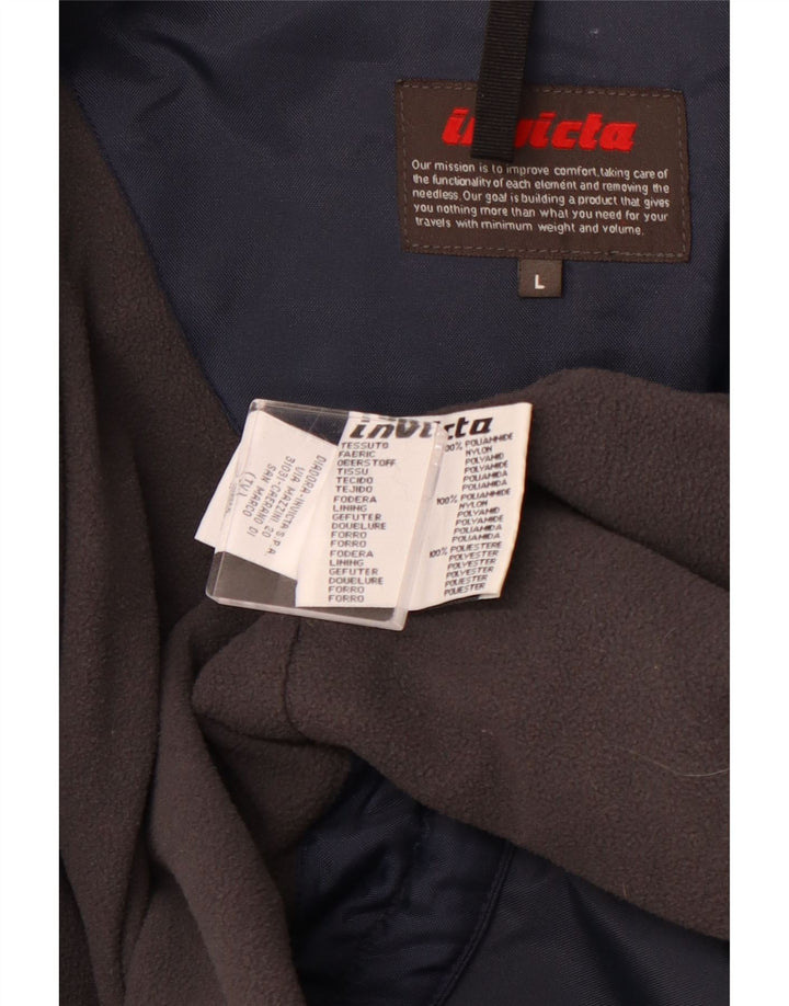 INVICTA Herren Windjacke UK 40 Large Marineblaues Nylon