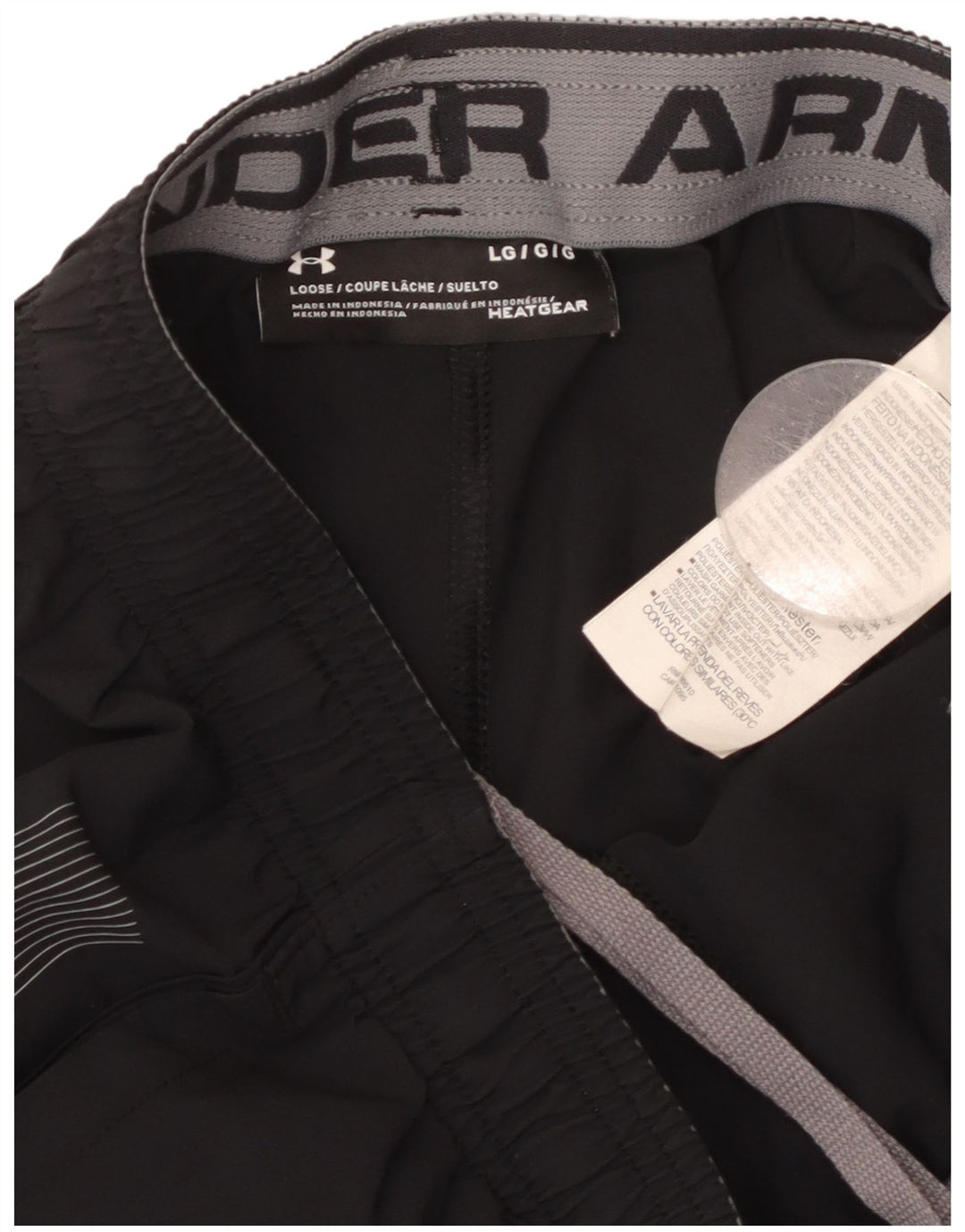 UNDER ARMOUR Herren Heat Gear Graphic Sport Shorts Large Schwarz Polyester