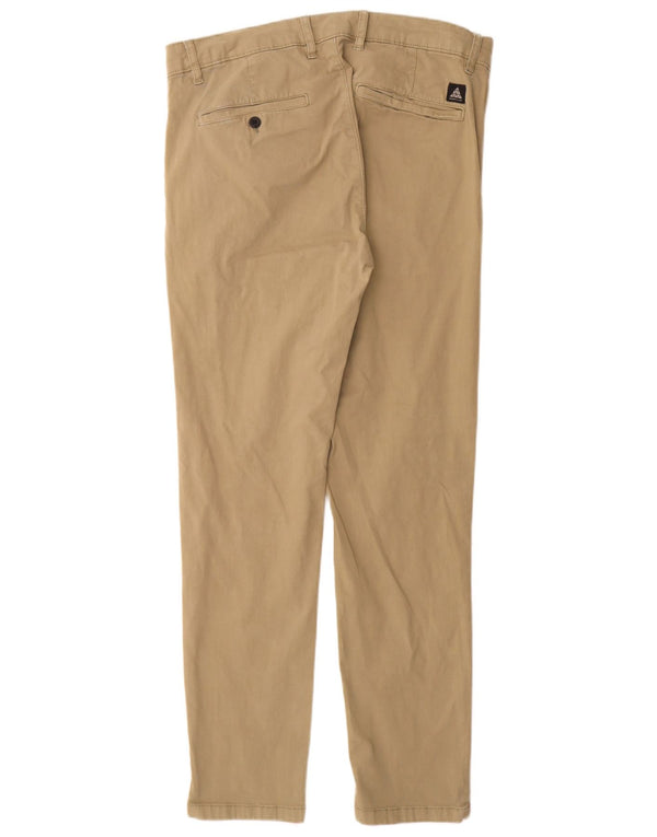 Zara Herren Skinny Chino Hose EU 44 Large W34 L30 Beige