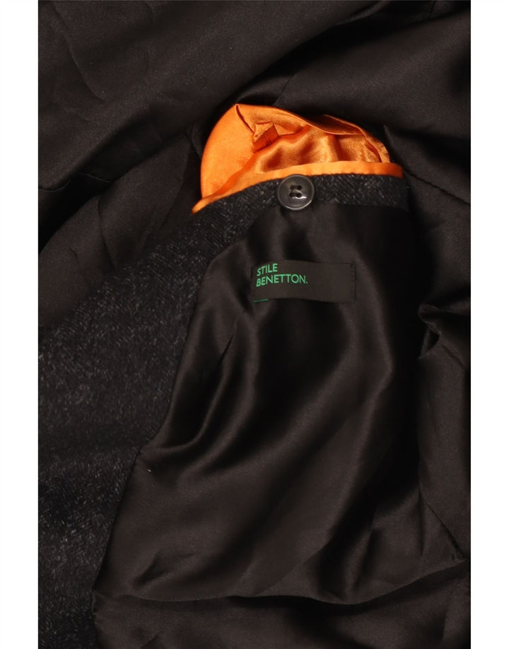 Benetton Herrenmantel UK 36 Small Grau