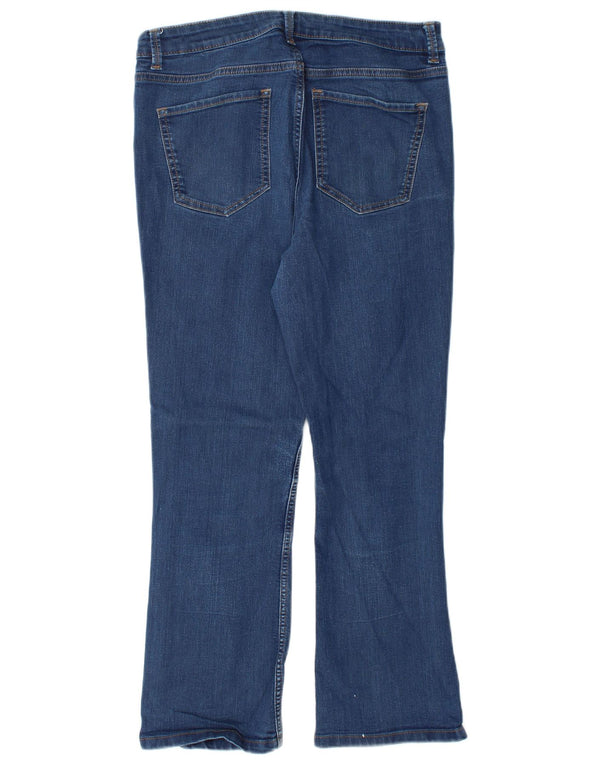 Marks & Spencer Damen The Eva Bootcut Jeans UK 14 Large W32 L27 Blau