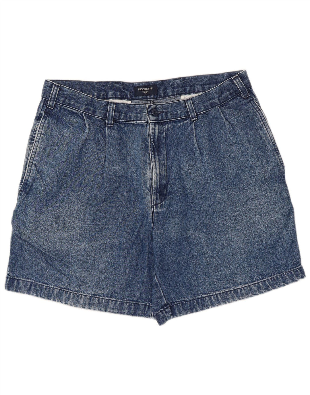 Dockers Damen Jeansshorts W34 Große blaue Baumwolle