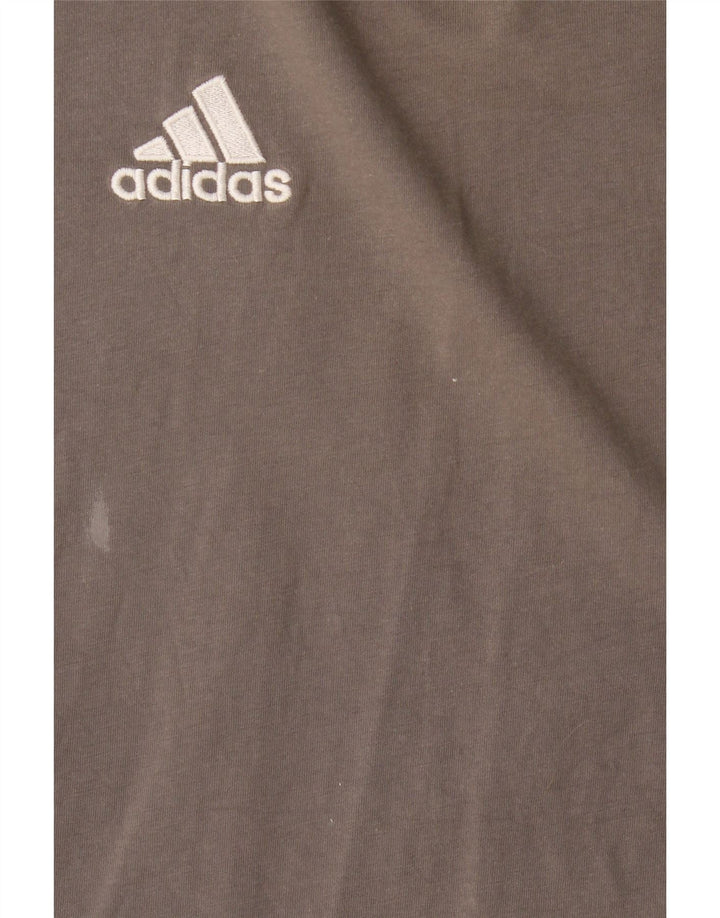 Adidas Herren T-Shirt Top XL Grau Baumwolle