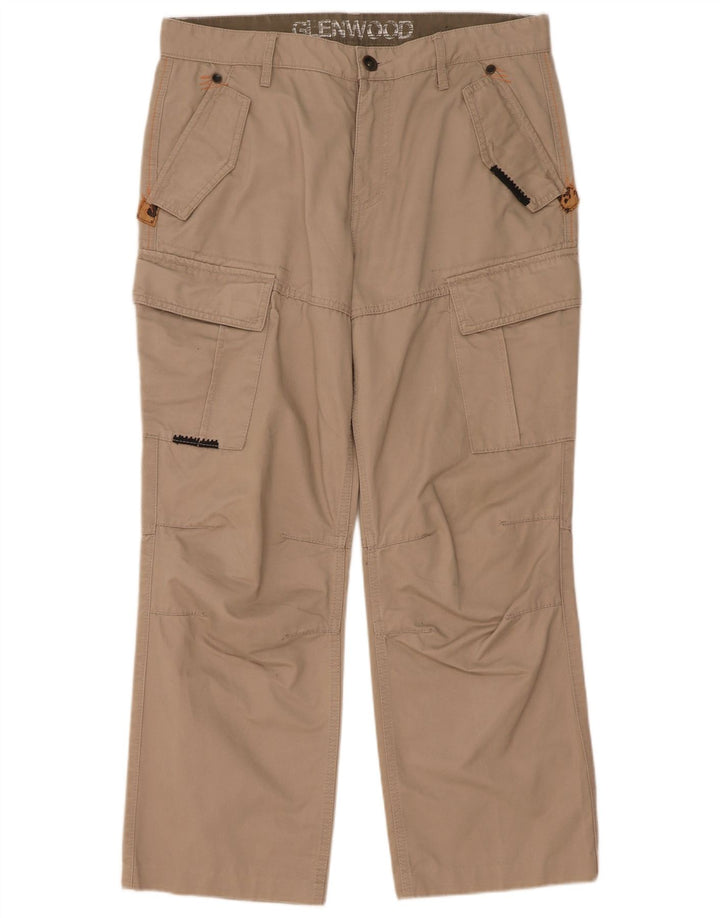Gerade Herren-Cargohose von Southern, W36, L29, Beige