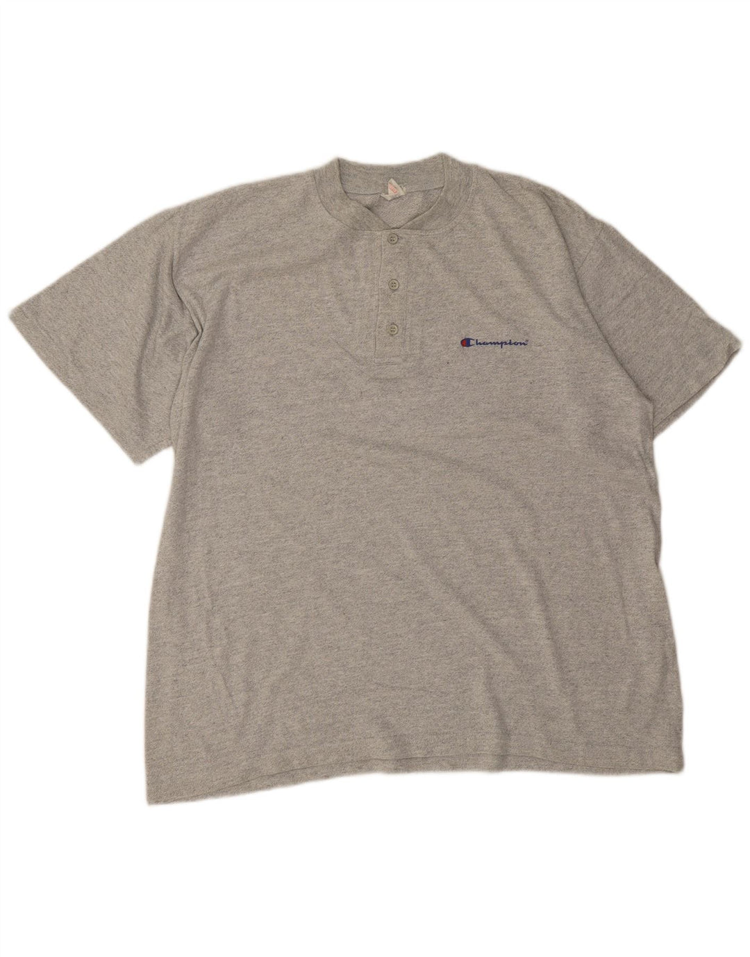 CHAMPION Herren T-Shirt Top XL Grau Baumwolle