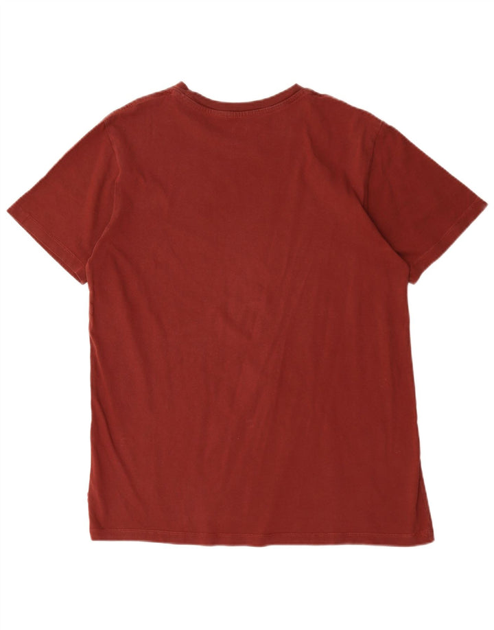 Levi's Herren-T-Shirt mit Grafik, mittlere Burgunderrote Baumwolle