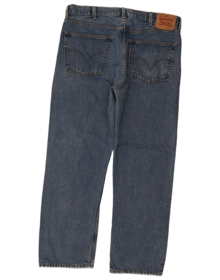 Levi's Herren 505 Regular Fit Straight Jeans W38 L30 Blaue Baumwolle