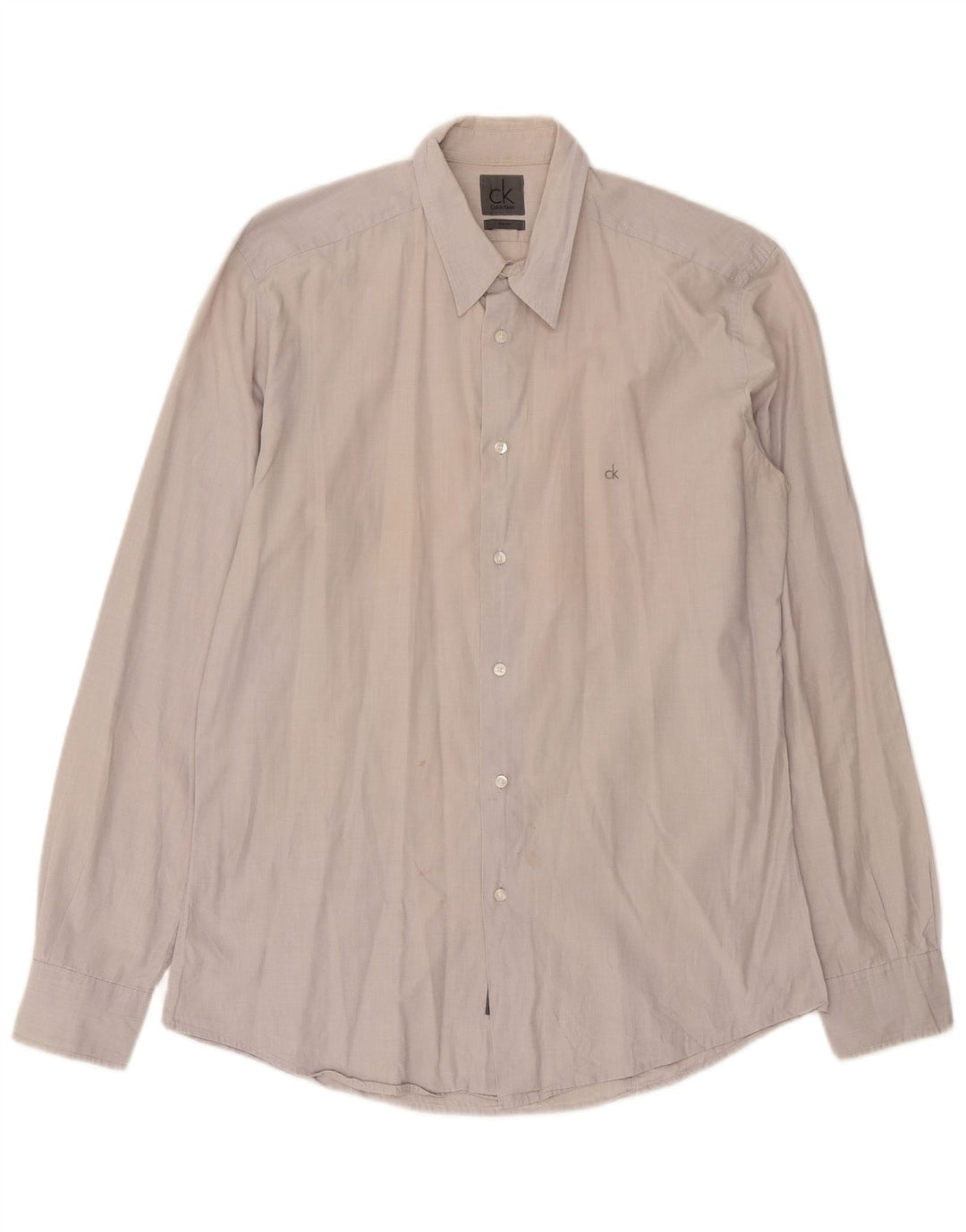 Calvin Klein Herren Slim Fit Hemd XL Beige