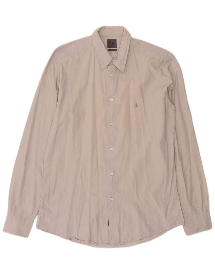 Calvin Klein Herren Slim Fit Hemd XL Beige