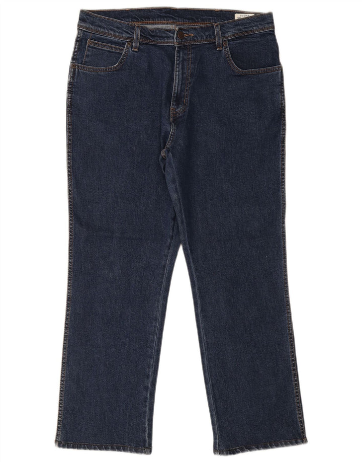 Wrangler Herren-Jeans mit normaler Passform, gerade Passform, W36, L30, Blau, Baumwolle
