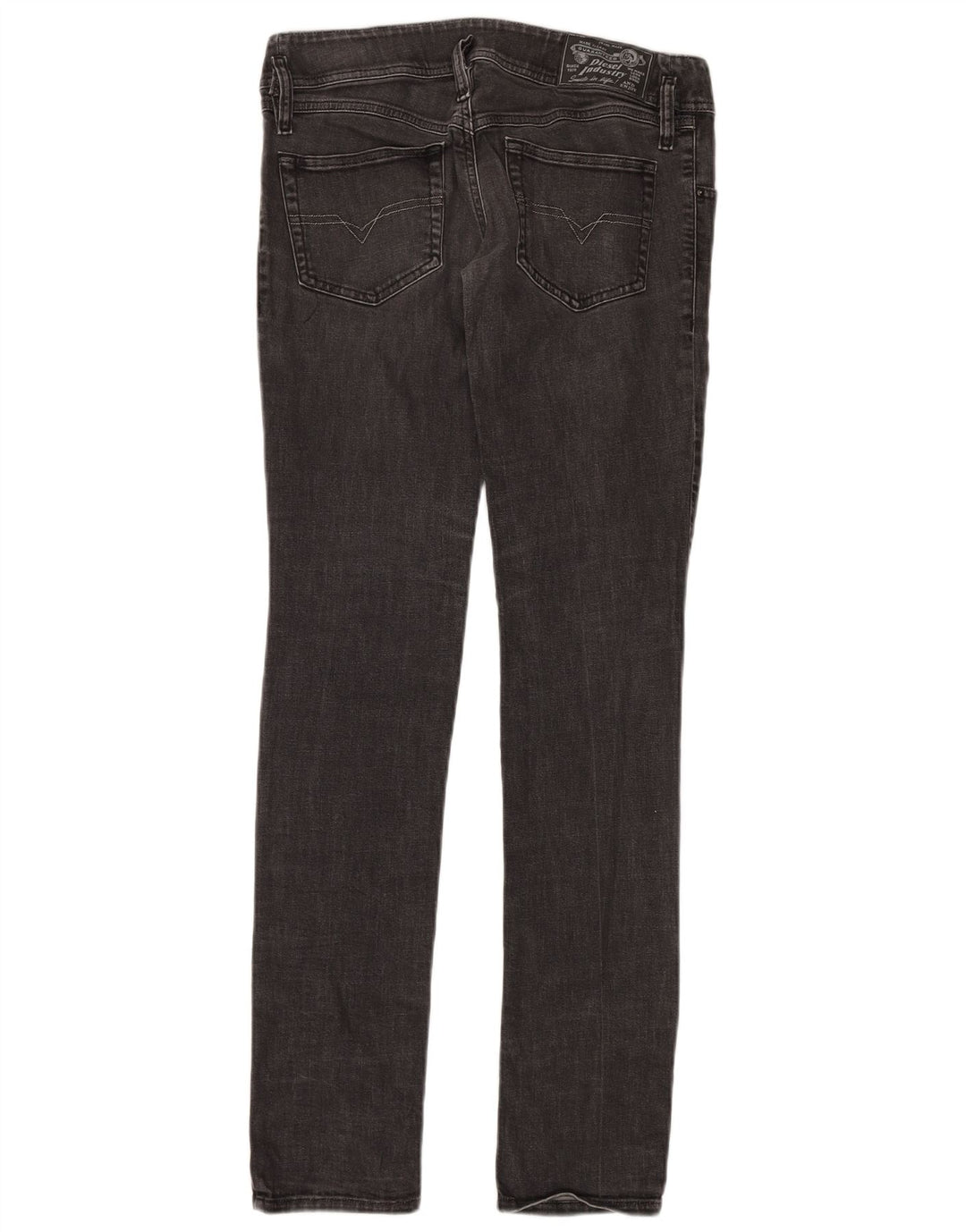 Diesel Damen Matic Slim Jeans W28 L34 Schwarze Baumwolle