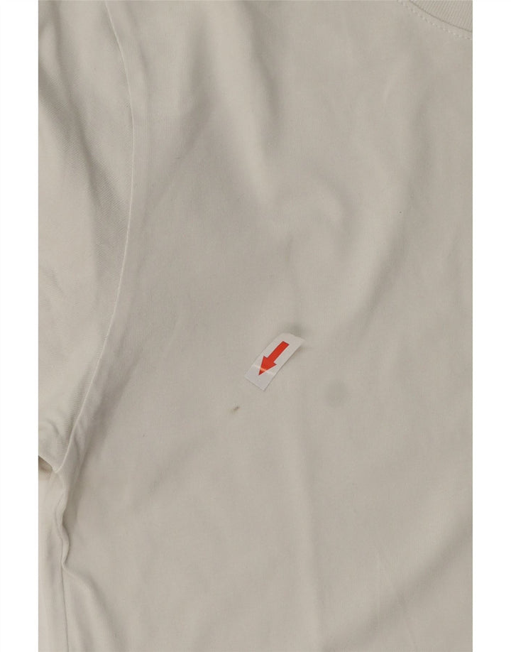 Jordan Herren-T-Shirt mit Standard-Passform, Grafik, Größe S, weiße Baumwolle