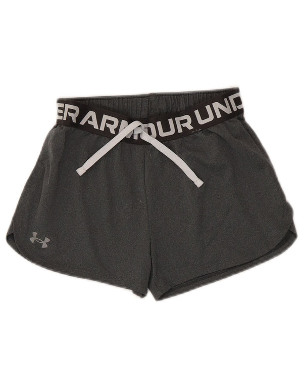 Under Armour Mädchen Graphic Sport Shorts 9–10 Jahre Mittelgrau meliert
