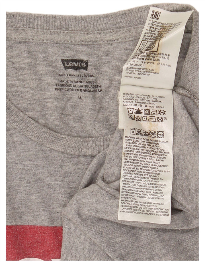 Levi's Herren-T-Shirt mit Grafik, mittelgraue Baumwolle