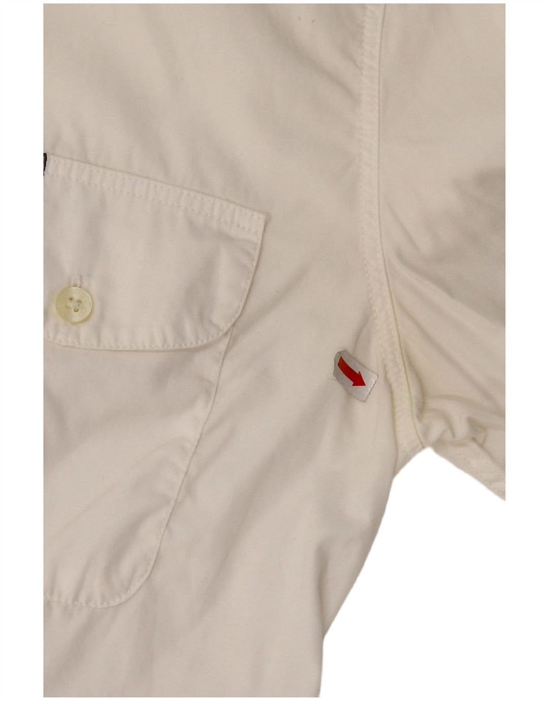 Calvin Klein Damen-Hemd, Größe S, cremefarbene Baumwolle