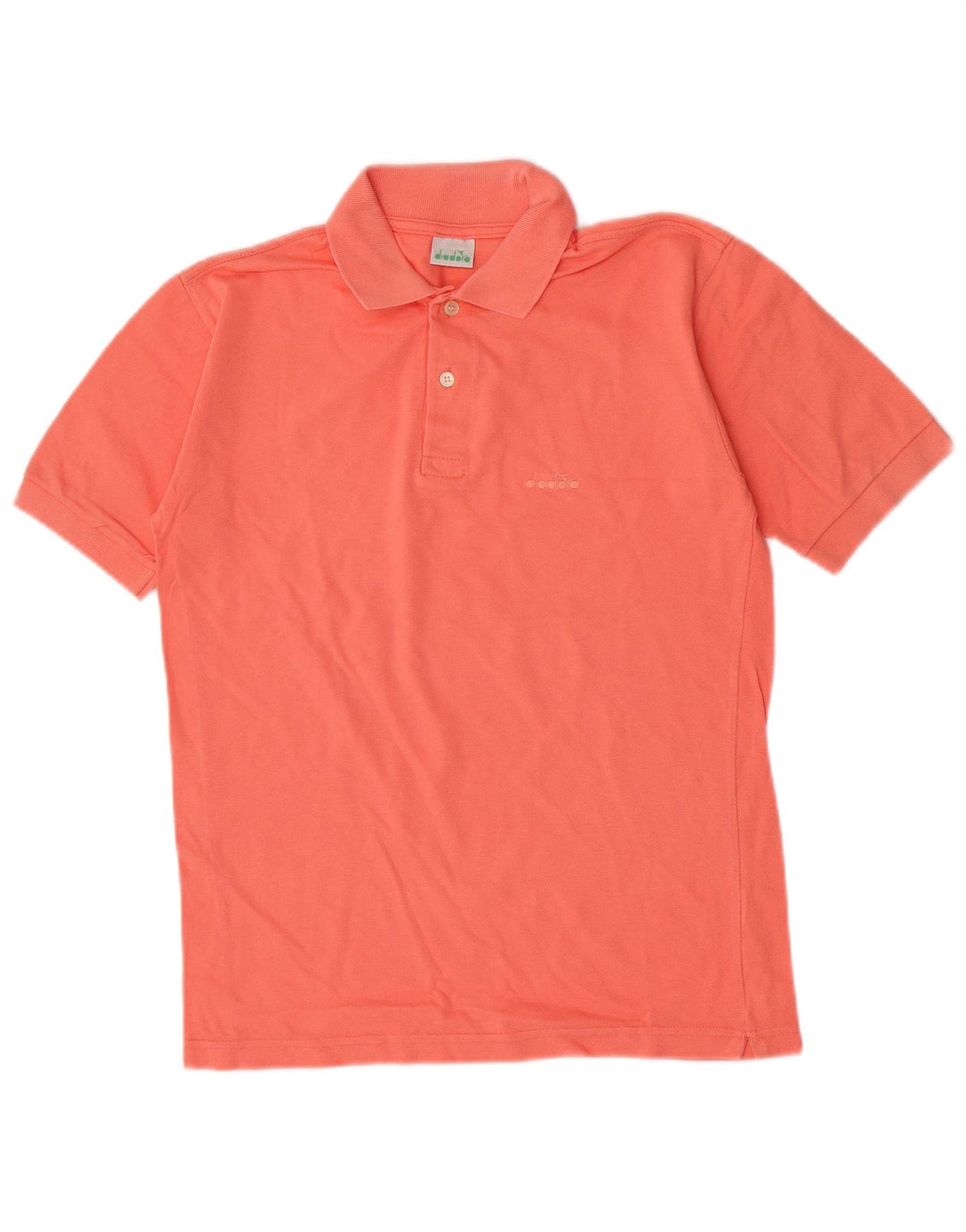Diadora Herren-Poloshirt, klein, rosa Baumwolle